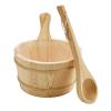 Large-Capacity Universal Sauna Water Bucket with Leak Protection view 1