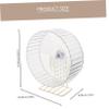DECHOUS Compact Quiet Hamster Wheel for Chinchillas and Small Animals view 2