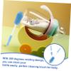 HOOTNEE Rotating Baby Bottle Brush with Silicone Suction Cup and Storage Box view 3