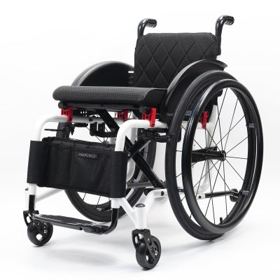 HMPCNCZ Sport Wheelchair for Adults, All-Terrain Ultra-Lightweight Folding Wheelchair, Portable Aluminum Quiet Wheelchair, Only 27.5 lb (40 cm/15.7 in)