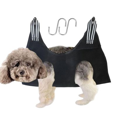 Dog Grooming Hammock for Coat Care and Relaxation