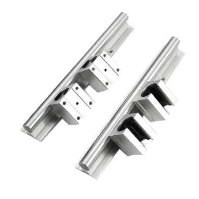 QTYQWC 2-Piece SBR16 Linear Rail, 1500 mm, with 4 SBR16UU Bearing Blocks