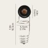 Wall Mount for Electric Razors - Stainless Steel Suction Holder view 2