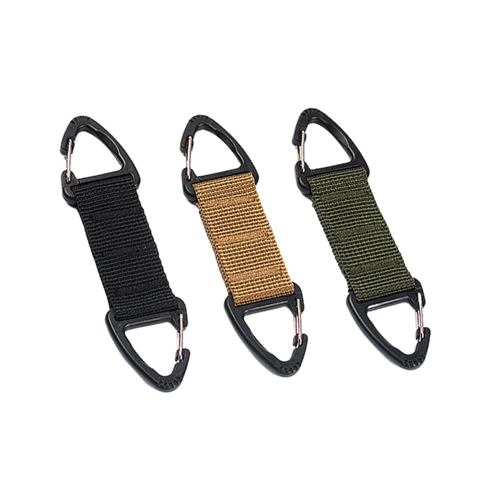 Double-Sided Nylon Mask Buckles with Ear Hooks, 3-Pack