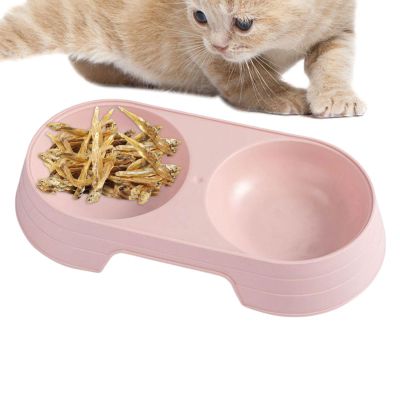 Macaron Elevated Double Dog Bowl Feeding Station