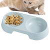Elevated Macaron Double Dog Cat Bowls view 1
