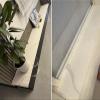 Window Sill Mat, Decorative Marble-Style Pad, Washable, White B, 80 x 20 cm (31 1/2 x 7 7/8 in) view 2