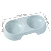 Raised Double Dog Bowl, Macaron view 4