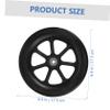Homoyoyo Wheelchair Front Wheels, 7 Replacement Wheels, PVC and Metal, Universal Solid-Rubber Wheels view 2