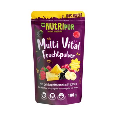 NutriPur Multi Vital Freeze-Dried Fruit Powder, 100 g
