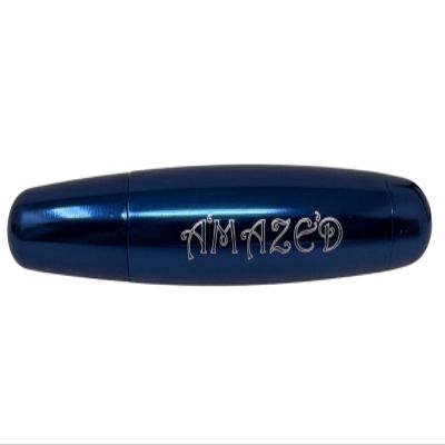 Amazed Classic Hand Pipe | Smooth Smoke, 82 mm Aluminum, Maze Filter System - Chrome
