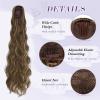 FESHFEN 75 cm Synthetic Wavy Drawstring Ponytail Hairpiece view 2