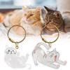 Cat Hair Memorial Keychain view 2