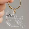 Cat Hair Memorial Keychain view 3