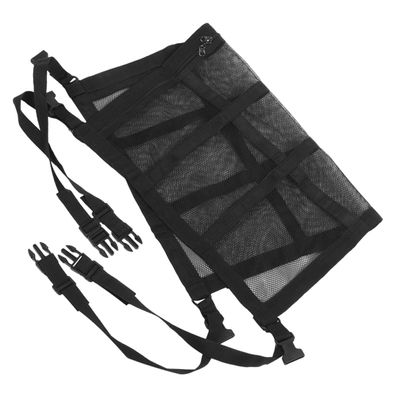 Gatuida Car Ceiling Cargo Net with Zipper, Black