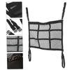 Gatuida Car Ceiling Cargo Net with Zipper, Black view 3