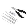 Healvian Stainless Steel Manicure and Pedicure Set, Black view 1