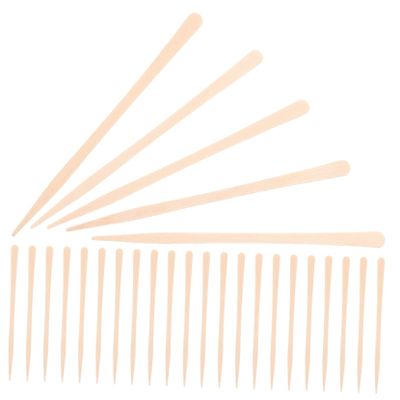 100 Wax Sticks with Flat Ends for Women and Men