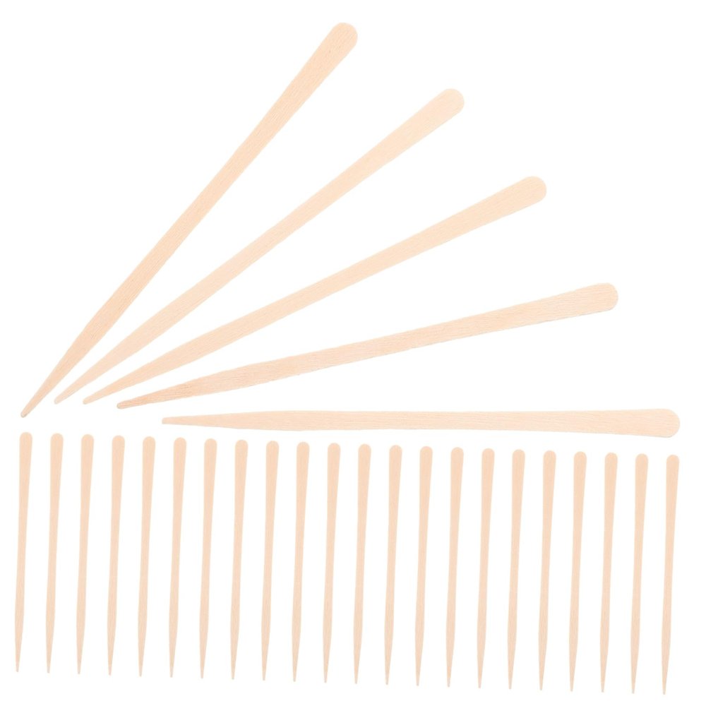 100 Wax Sticks with Flat Ends for Women and Men