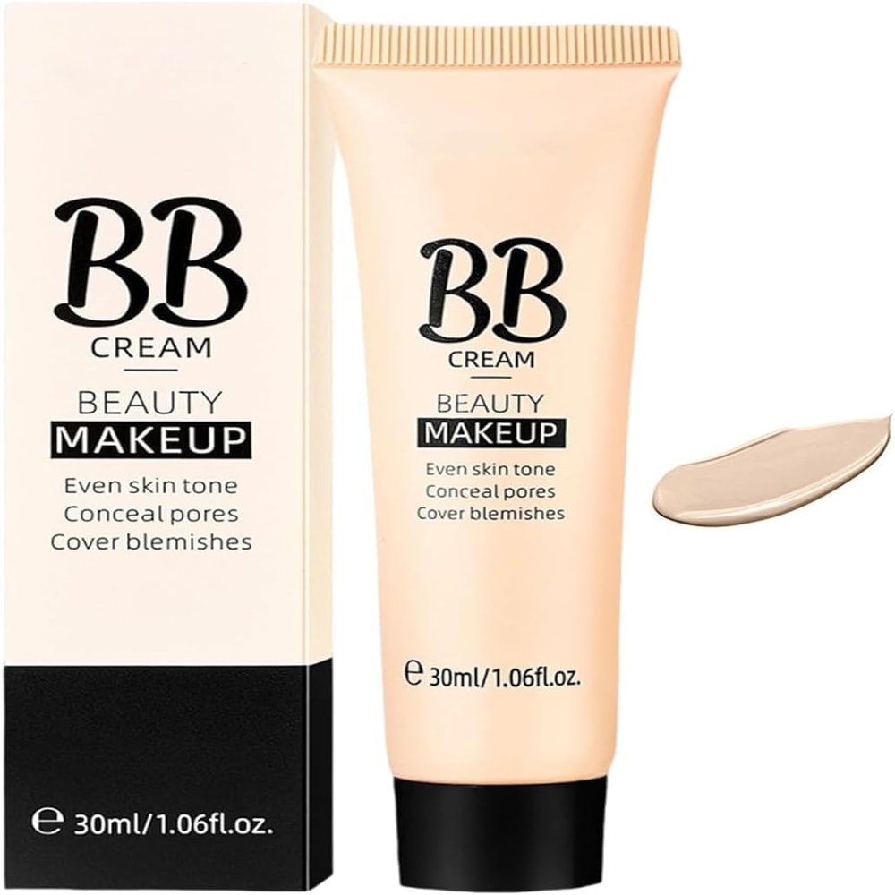 Waterproof BB Cream Foundation for an Even Skin Tone, Full-Coverage Foundation and Concealer, Lightweight and Naturally Smoothing