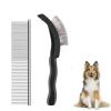 FIRSTXIU Dog Grooming Comb for Removing Loose Hair view 3