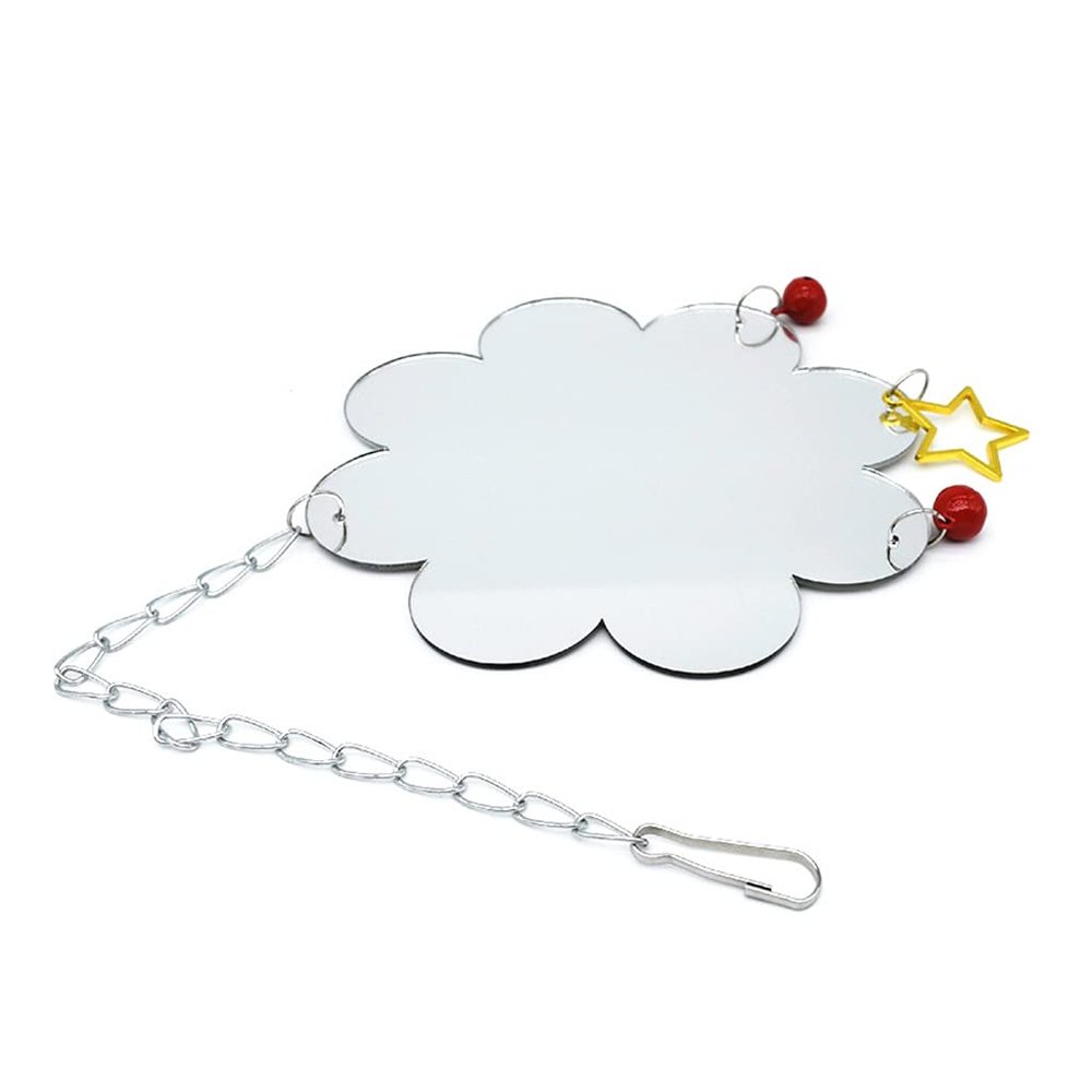Chicken Toy with Swing and Star Pendant