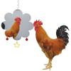Chicken Toy with Swing and Star Pendant view 3