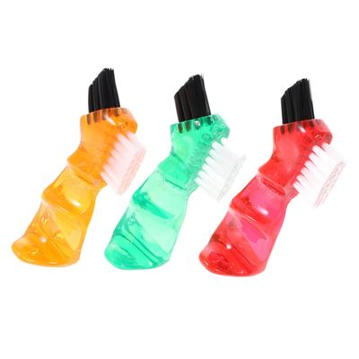 Small Plastic Denture Brushes, 3-Pack