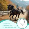 Western Horse Reins, Handmade Cowhide Trail-Riding Reins view 2