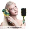 Colorful Hawaiian Flower Hair Brush for Curly Hair view 4
