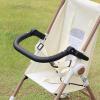 Travel-Friendly Removable Stroller Handlebar, PU Leather Handrail and Bumper Bar view 4