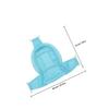 Blue Polyester Bath Seat with Button and Support Net view 2