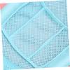 Blue Polyester Bath Seat with Button and Support Net view 4