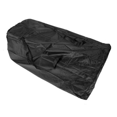 Black Nylon Stroller Bag for Air Travel with Two Shoulder Straps