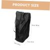 Black Nylon Stroller Bag for Air Travel with Two Shoulder Straps view 2