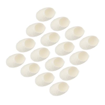 Natural Silkworm Facial Cleansing Balls, White