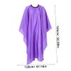 MAJORMENCH Polyester Taffeta Haircut Cape, Purple view 4