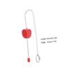 BESTonZON Stainless Steel Parrot Treat Fruit Holder, Red view 2