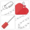 BESTonZON Stainless Steel Parrot Treat Fruit Holder, Red view 3