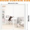 BANTASE Reinforced Cat Insect Screen Door, Fits 90 x 200 cm, Durable, Pet-Safe, with Zipper (90 x 205 cm) view 3