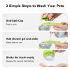 Dog Bath Brush with Shampoo Dispenser view 4