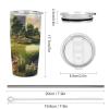 BVKWNTSA Printed Stainless Steel Golf-Course Tumbler with Lid and Straw view 2