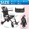 KOGTYB Ultralight Foldable Transport Wheelchair for Adults and Seniors view 2