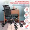 KOGTYB Ultralight Foldable Transport Wheelchair for Adults and Seniors view 3