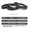 2-Pack Leather Dog Leashes for Small to Medium Dogs view 2