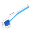 lvifloae Aquarium Cleaning Brush with Long Handle, Double-Sided Sponge, 5 Replacement Heads, Blue view 2