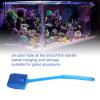lvifloae Aquarium Cleaning Brush with Long Handle, Double-Sided Sponge, 5 Replacement Heads, Blue view 4