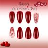 Valentine Almond Press-On Fake Nails view 4