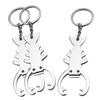 TOYZFRIENDY 3-Piece Metal Lobster Bottle Opener Keychains, Beer Bottle Openers with Integrated Key Rings for Parties, BBQs, and Restaurants view 1