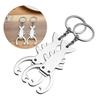 TOYZFRIENDY 3-Piece Metal Lobster Bottle Opener Keychains, Beer Bottle Openers with Integrated Key Rings for Parties, BBQs, and Restaurants view 3
